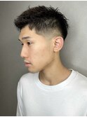 スキンフェード ピンパーマ