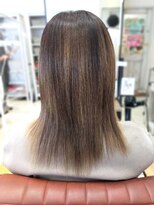 クアトログランシュ ひたちなか店(QUATRO×GranCieux)&nbsp;髪質改善ストレートbefore/after