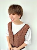 ショート/ショートボブ/くびれショート/丸みショート