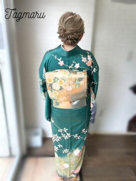 タグマル 着付けされる方早朝料金なし♪訪問着着付けヘアセット☆