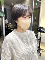 フィルムス 新宿(FILMS)&nbsp;斜めバング/グレージュカラー/デザインカラー/シルキーベージュ