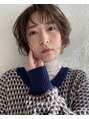 エース 糸島店(ase.)&nbsp;柔らかいベージュが似合うふんわりショートボブ♪