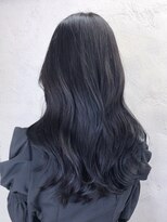 アイティーバイアルバム 北千住店(IT by ALBUM)&nbsp;グレージュロング_斜めバンググレージュカラー_ba420022