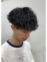 リヴ オオサカ(LIV OSAKA)&nbsp;波巻きパーマ　マッシュ　波巻きスパイラル　スパイラル　波巻き