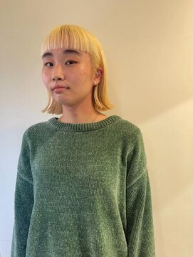 カンナ オーガニック ヘアデザイン(CANNA ORGANIC & HAIR DESIGN) 【CANNA/代官山/ハイトーン】抜きっぱなしオン眉