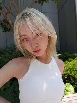 マージュ ギンザ(marju GINZA) ☆ブロンドヘアー 抜きっぱなしブリーチスタイル