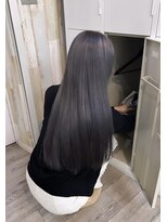 ナンバー アンフィール 渋谷(N° anfeel)&nbsp;ラベンダーグレー×艶髪