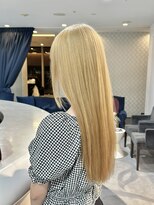 エアー 青山(AIR)&nbsp;ハイトーンカラーブロンドベージュカラーロングレイヤー