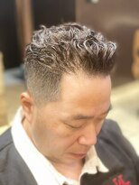 ヘアーモードキクチ 神田日銀通り店&nbsp;オールバックパーマ