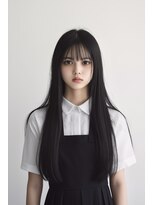 クロス(CROSS)&nbsp;高校生　重めのストレートロング