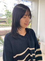 ツバメ ヘアー(TSUBAME HAIR)&nbsp;ミディアムスタイルの顔まわりレイヤー