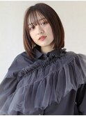 【竹之内蔵人】ナチュラルレイヤーボブ/透明感/内巻きボブ