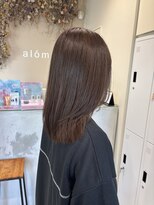 アローム(alom)&nbsp;イメチェン/ホワイトブロンド/外ハネボブ/美髪/茅ヶ崎