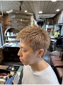 スパイキーショート×ミルクティーグレージュ