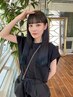 【時短！越川指名限定】カット+酸性ストレート+カラー+炭酸マーブ　￥35200→