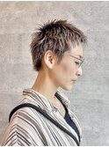 ハイトーンベリーショート