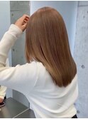 ミルクティーベージュダブルカラーケアブリーチヘーゼルベージュ