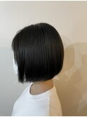 ボブ　前下がりボブ
