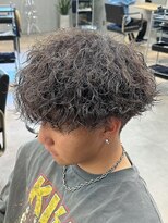 トゥイン 八王子(TWIN)&nbsp;メンズツイストスパイラルパーマブルーブラック八王子