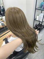 コード 四条河原町駅店(CHORD)&nbsp;オリーブベージュ/ブリーチなし/韓国風/顔まわり/京都河原町