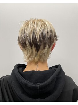 ヴァーディ オモテサンドウ(Vardy omotesando) design/デザインカラー ホワイト メンズブリーチ