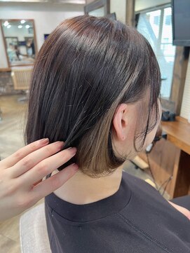 シュリット(schritt) インナーカラーシルバーベージュミルクティーベージュ渋谷エジリ