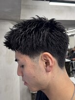 ニコ トウキョウ ロジック(nico TOKYO Logic)&nbsp;刈り上げアップバングスパイキーショートパーマスパイラルパーマ