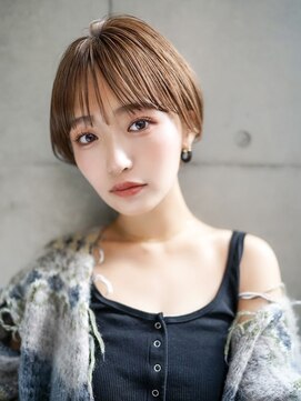 ギークス(GEEKS) 【GEEKS渋谷】大人ショートボブ/ココアベージュ/冬カラー/透明感