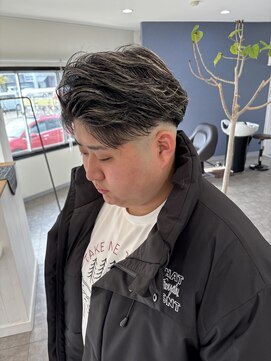 エヌアイ(N.I) メンズハイライトカラー+フェードカット