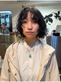 ボブパーマニュアンスパーマ似合わせカットボブミニボブ水パーマ