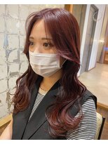 ジルフラン(JILL franc) レイヤーカット4/10ピンク