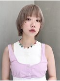 【GEEKS渋谷】ウルフ/ミルクティーベージュ/顔周りカット/夏ヘア