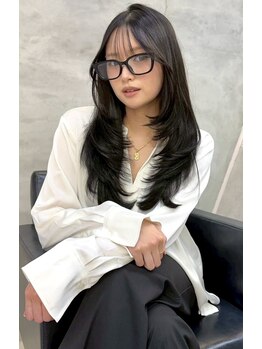 エリンヘア(ELIN hair.)の写真/【天神/今泉】センス抜群なstylistが、前髪・顏周りの質感にとことんこだわったスタイルをご提案します☆