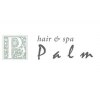 ヘアー アンド スパ パーム(hair and spa palm)のお店ロゴ