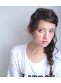 arrange loose  ×編み込みルーズ