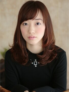 モニカ 横須賀中央店(Monica) 大人かわいい♪毛先ワンカールフェミニンヘアー