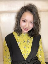 ビューイースト 亀戸 錦糸町(VIEW EAST)&nbsp;くせ毛風セミディ◇大人かわいいマーメイドアッシュ