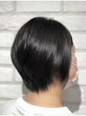 縮毛矯正でお手入れ簡単ショート
