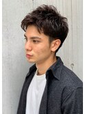 くせ毛風ワイルドツーブロックショート