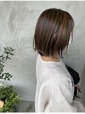 切りっぱなしボブ