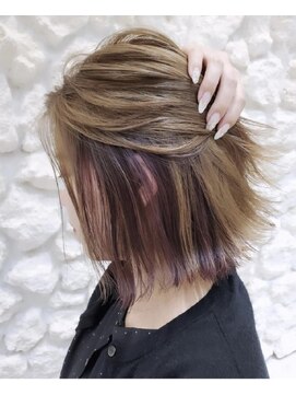 モアナバイヘッドライト 曽根店(Moana by HEADLIGHT) Moana#イヤリングカラー#インナーカラー#ベージュ