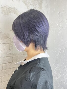 プライズ アイリス 池袋東口店(prize Iris) ブルーパープルカラー10代20代12650円