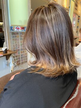 ヘア メイク ココ(hair make coco) ハイライト×シフォンベージュ♪