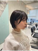 【有坂映哉】丸みショート/小顔ライン/顔まわりレイヤー<錦糸町>