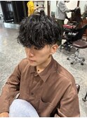 メンズツイストスパイラルパーマ