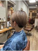 襟足すっきり 簡単スタイリング ショートマッシュ
