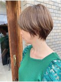大人ハイトーンショート
