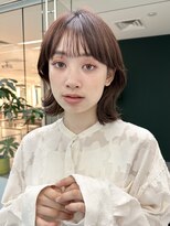 ボブ/ロブ/切りっぱなし/前髪/顔周りカット/銀座一丁目