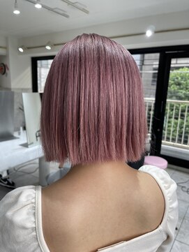 ブレンド 渋谷(BLend) 【BLend渋谷】髪質改善　ピンクカラー