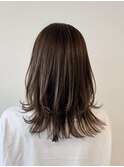 ３０代４０代◎ブリーチ無しの白髪ぼかしハイライト